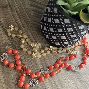 S/2 Rosary Style Necklaces